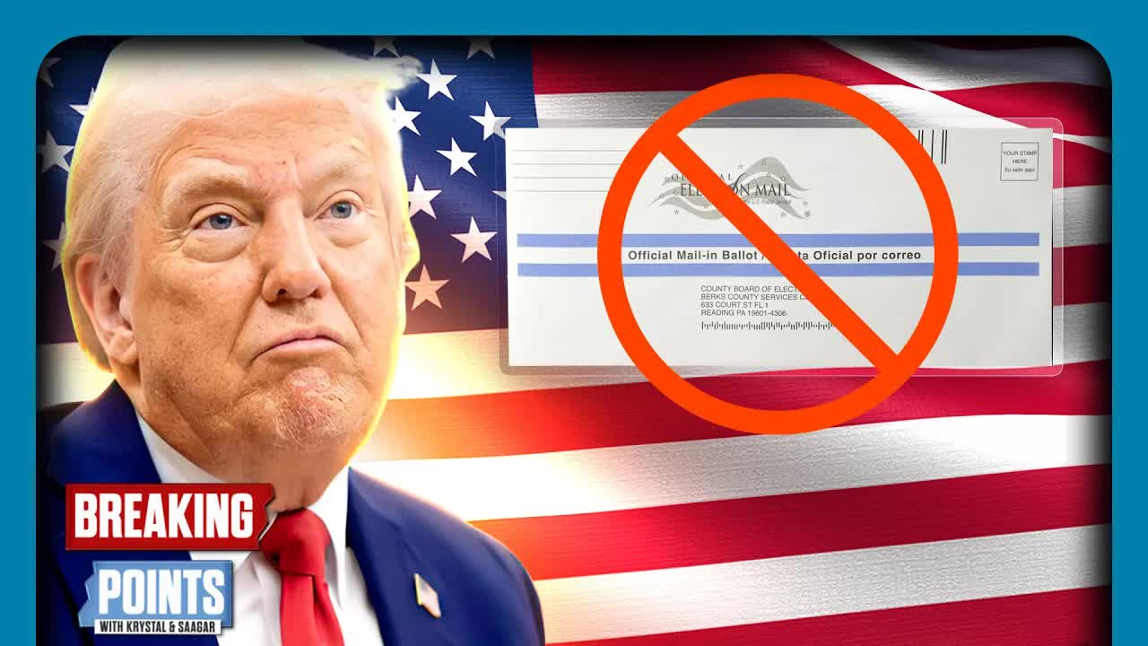 Trump Says BAN MAIL IN BALLOTS Ahead Of Midterms